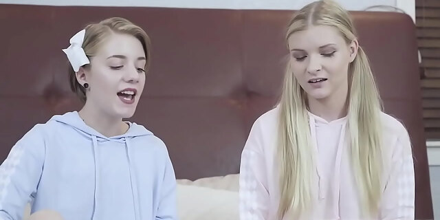 bedroom,big cock,blonde,blowjob,brunette,caught,college,fingering,licking,naughty,pussy,teen,threesome,watching