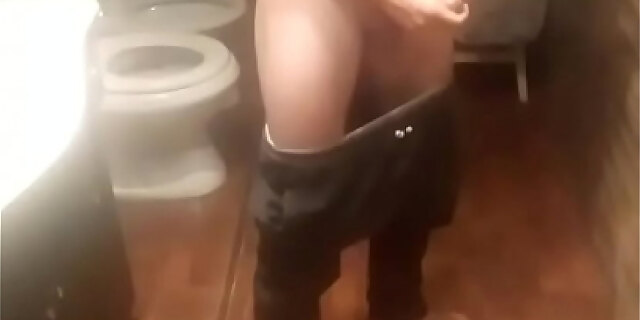 bathroom,fingering,masturbation