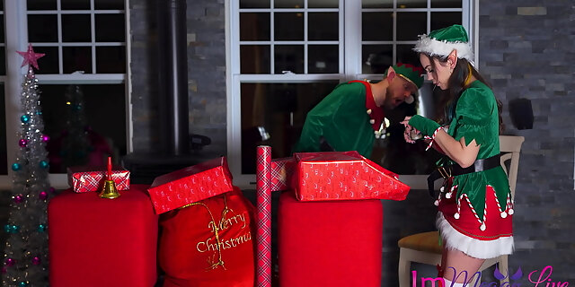 boobs,cosplay,costume,cowgirl,cum in mouth,cumshot,dirty,doggystyle,female orgasm,missionary,reverse cowgirl,xmas