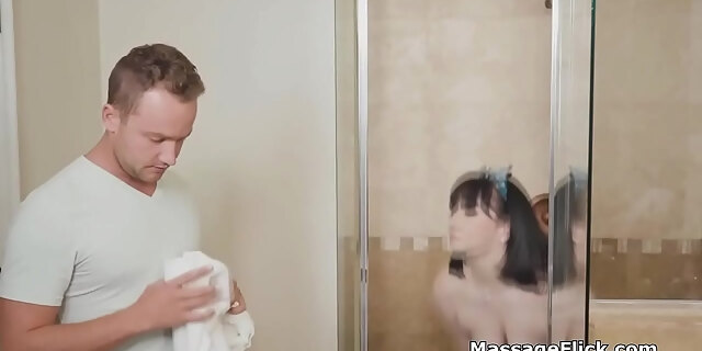 big tits,blowjob,boobs,curvy,hardcore,masseur,oral,shower