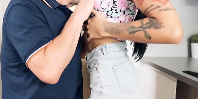 blowjob,brunette,handjob,hardcore,hd,husband,neighbor,pov