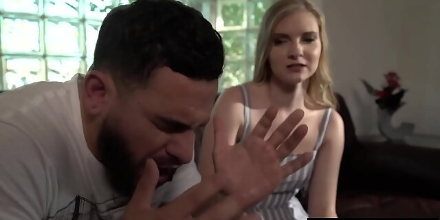 blonde,blowjob,hardcore,sex,shaved,shaved pussy,sister,taboo,teen