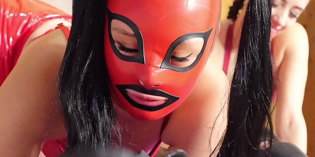 bdsm,bondage,femdom,fetish,ffm,high heels,humiliation,kinky,latex,mistress,slave,threesome,toilet