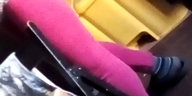 ass,leggings,voyeur,wife