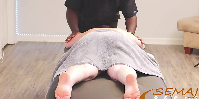 bbc,big ass,big cock,cumshot,facial,happy ending,interracial,massage,pawg,wife