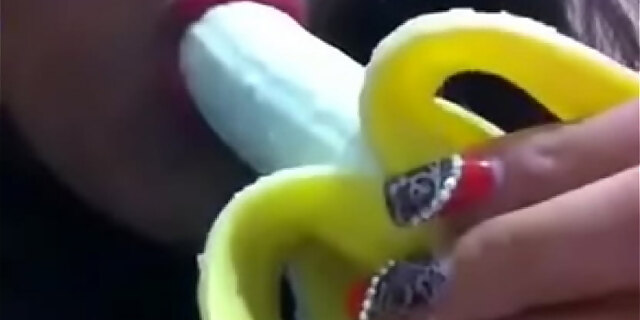 banana,blowjob,girlfriend,latina,mexican