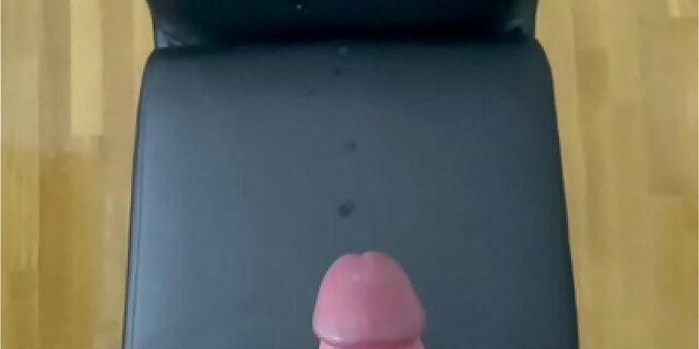 big cock,cum,cumshot,facial,homemade,leather,masturbation,molten,solo,teen