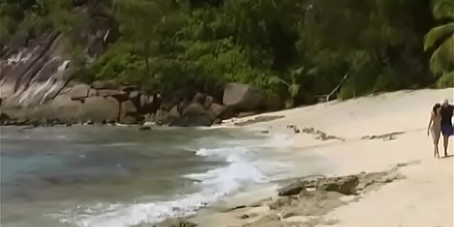 anal,beach,blowjob,brunette,cowgirl,czech,doggystyle,facial,handjob,long hair,outdoor,panties,riding