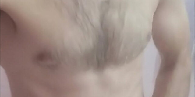 bukkake,cum,hairy,masturbation,shower