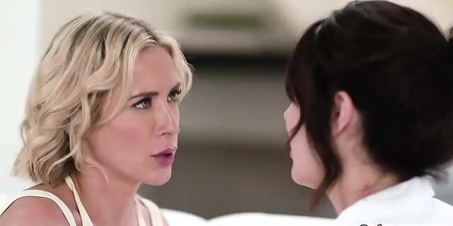 big tits,blonde,brunette,fingering,kissing,lesbian,petite,pussy eating,sex,shaved pussy,small tits,tribbing